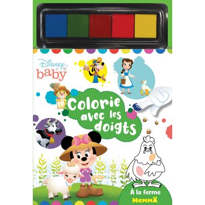 Disney Baby - Colorie avec les doigts - A La Ferme