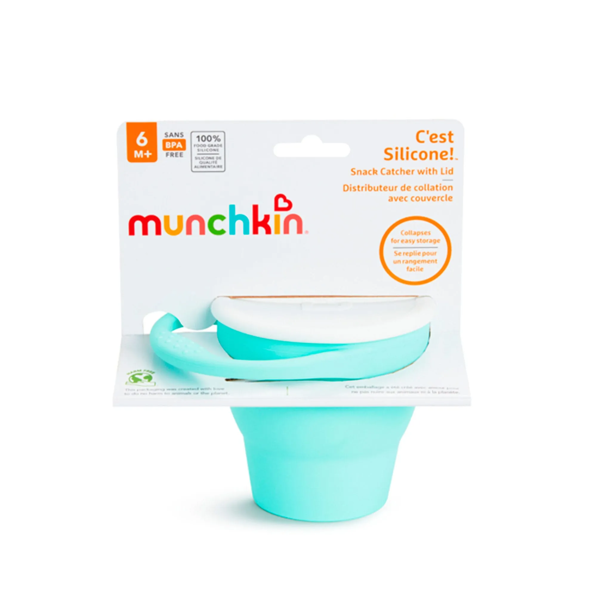 Munchkin Bol à Collation C’est Silicone!™ - Menthe