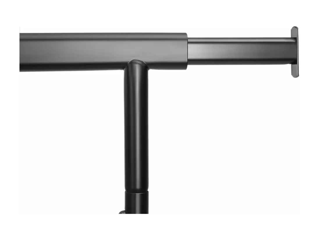 Portant à vêtements avec noire 92 x 45.4 x 160 cm 12_0003660