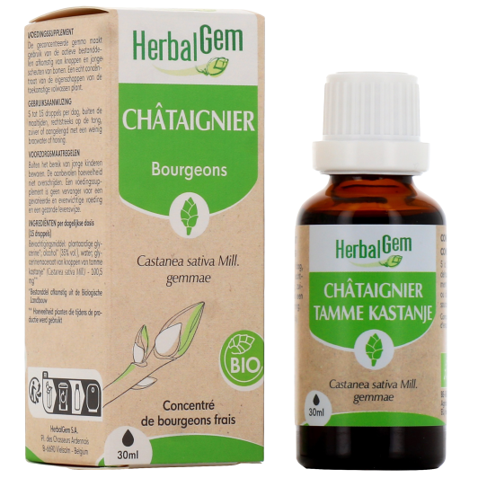 Herbalgem macérat châtaignier bio - Gemmothérapie concentrée