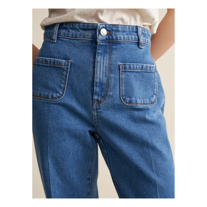 Bellerose Jean Park Coton Bio et Recyclé - Collection Femme | Bleu