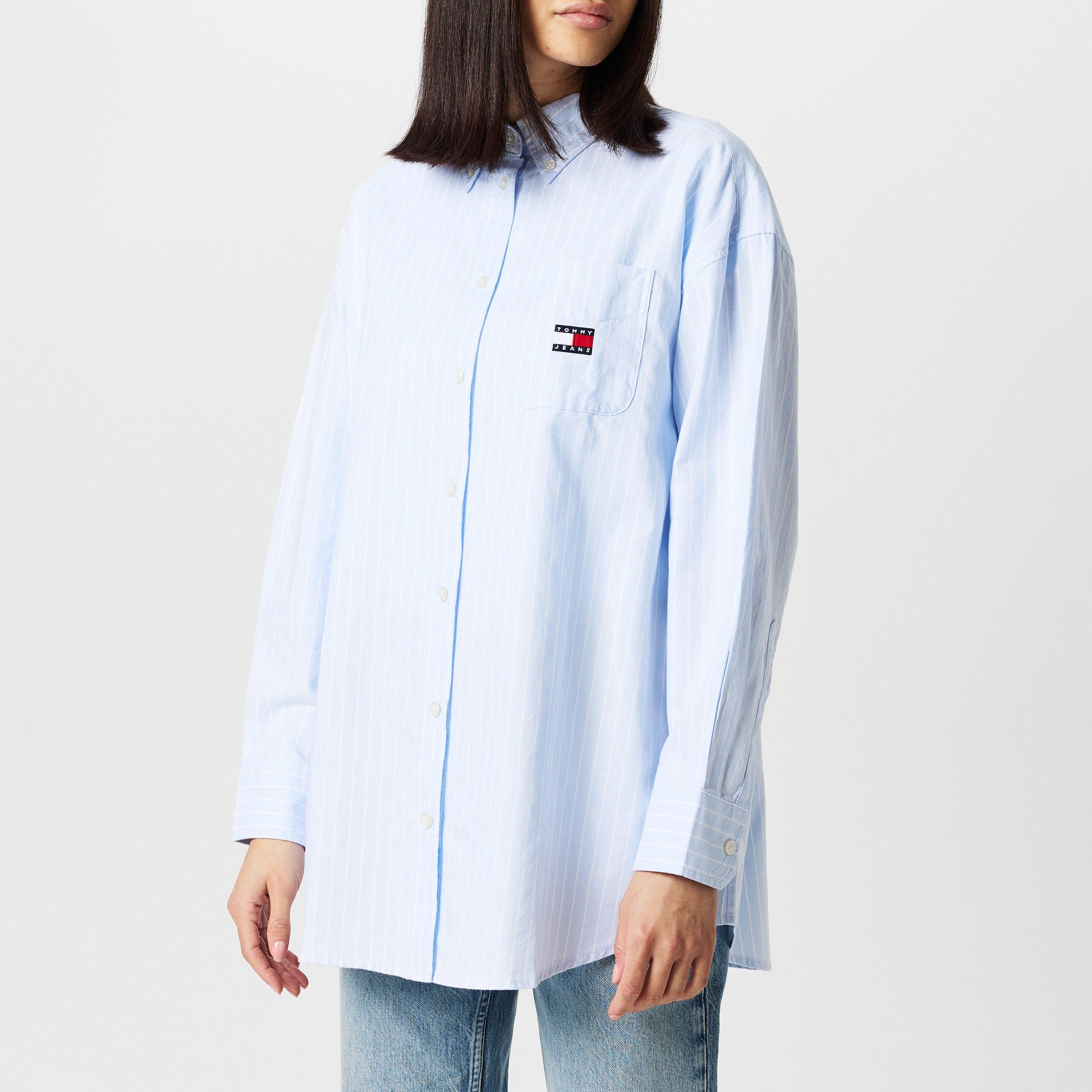 Tommy Jeans TJW OVS BADGE OXFORD SHIRT EXT