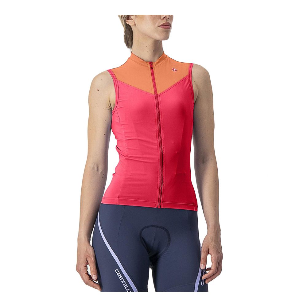 Castelli SOLARIS - Maillot Femme rouge