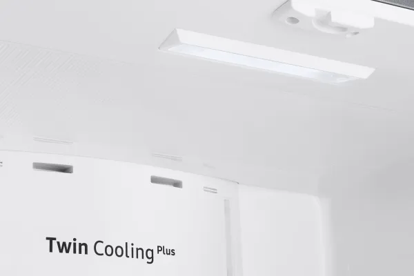 Samsung RF50C530ES9 - Køleskab/fryser - frans dør-bundfryser med vanddispenser - Wi-Fi - bredde: 81.7 cm - dybde: 71.5 cm - højde: 177.6 cm - 495 liter - Klasse E - raffineret inox