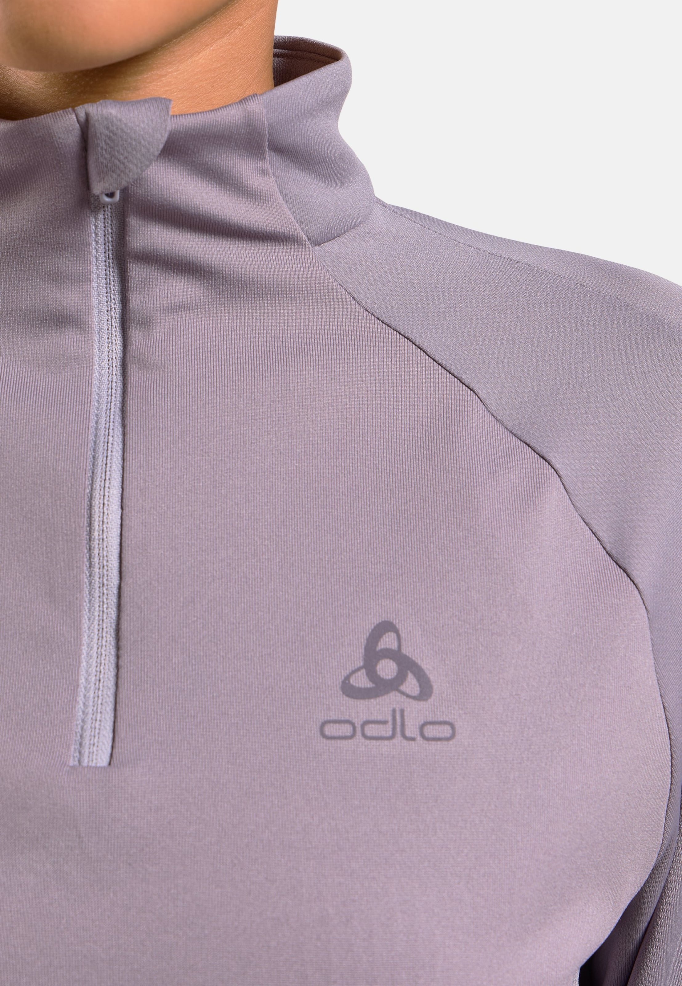 Essentials Ceramiwarm Mid Layer mit Halbreissverschluss in gray ridge