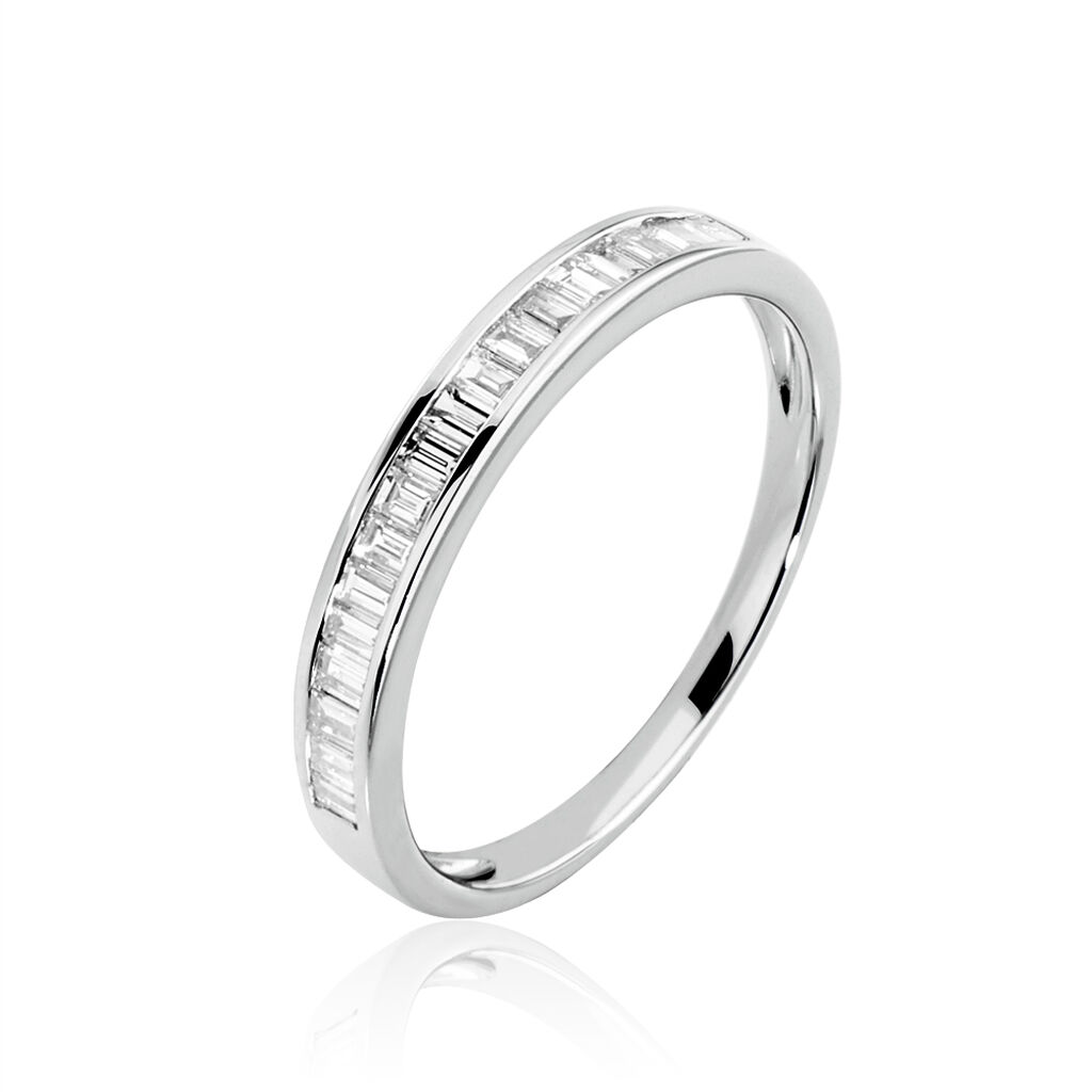 Bague Clemence Or Blanc Diamant