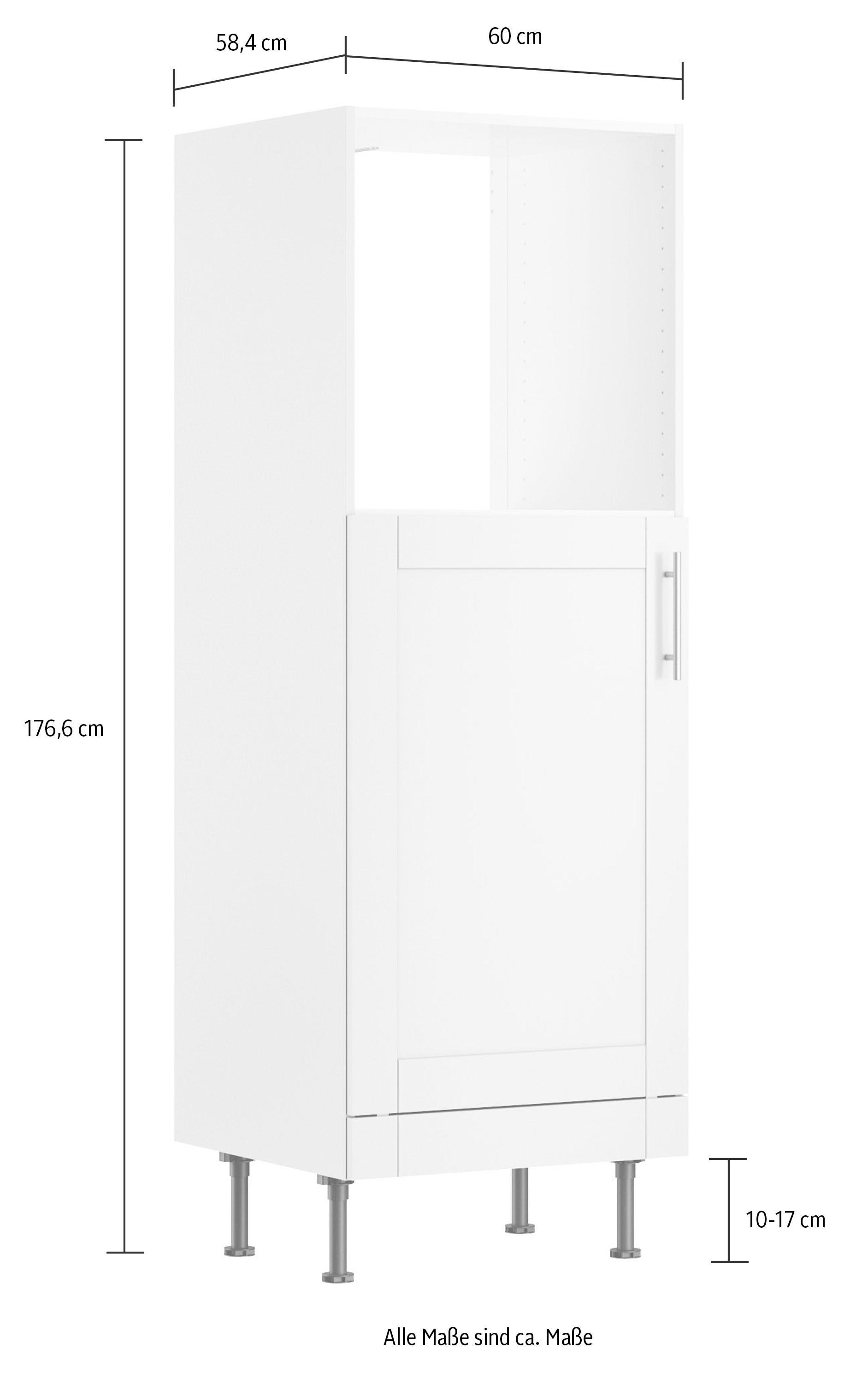 KOCHSTATION Backofenumbauschrank »KS-Ahus« Breite 60 cm