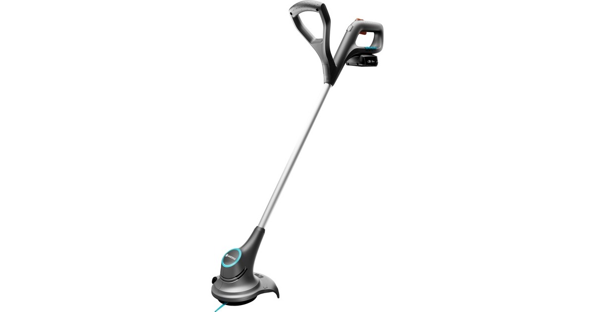 GARDENAAccutrimmer SmallCut 23/18V P4A Gebruiksklare set grastrimmer  (Donkergrijs, Li-Ion Accu 2,0Ah en oplader, POWER FOR ALL ALLIANCE)