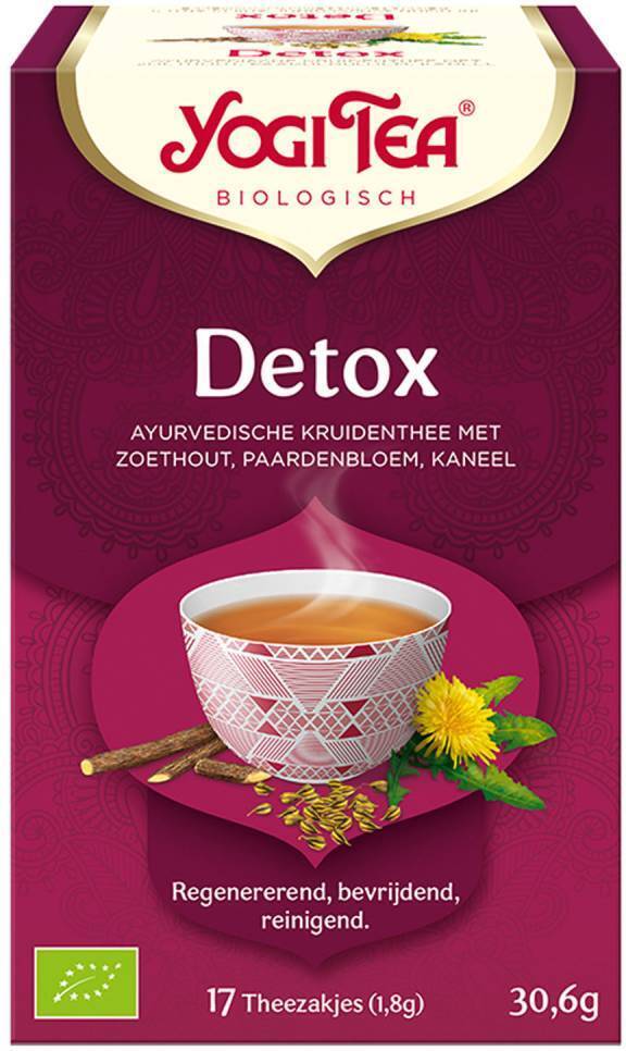 Yogi Tea bio thee detox 17 stuks