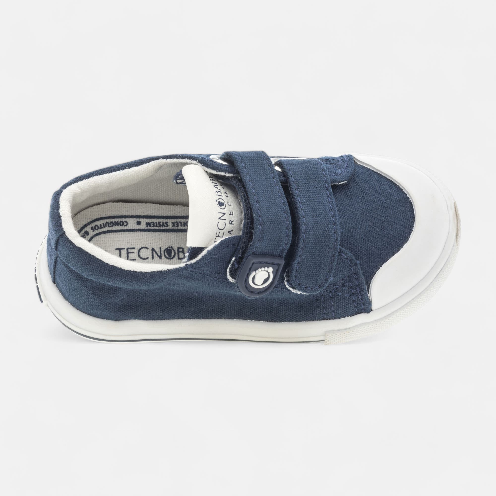 Baskets en toile Bébé garçon bleu marine