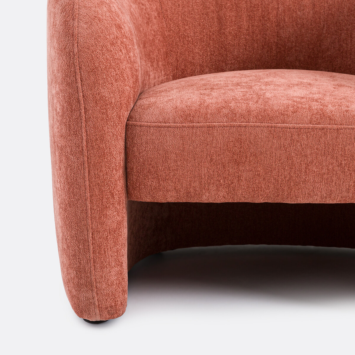 LA REDOUTE INTERIORS<br>Poltrona em chenille fino, LANDINE