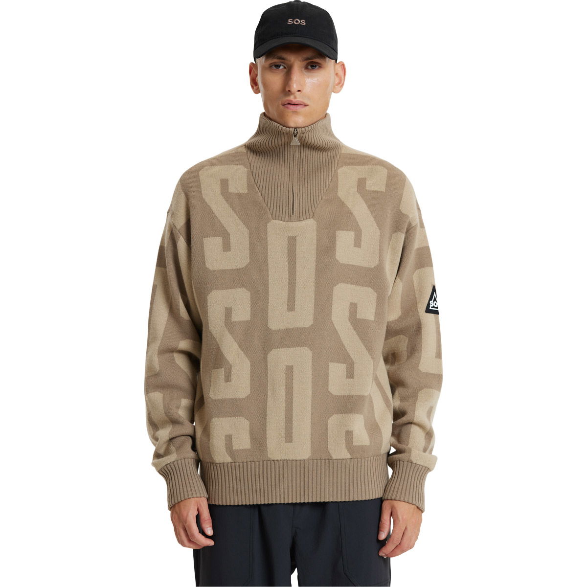 SOS Verbier Windstopper Striktrøje
