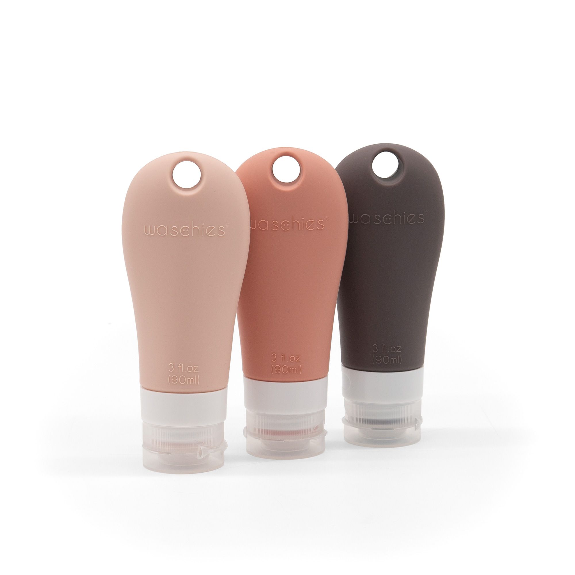 waschies Travel Bottles, Reiseflaschen zum Befallen