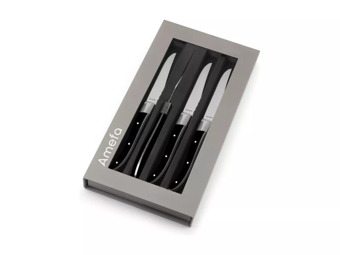 Royal Steak - Coffret 4 couteaux steak Noir