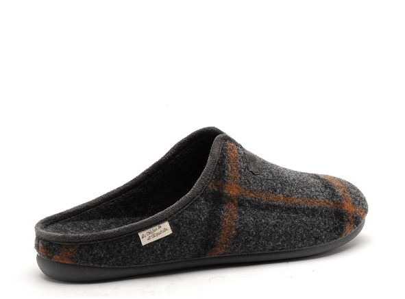 La maison de l espadrille chaussons homme 6733 5 gris