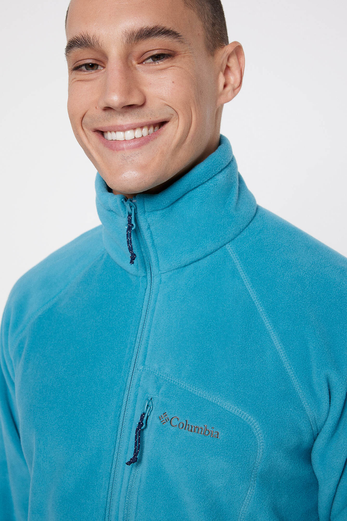 Casaco polar masculino Columbia™ Fast Trek™ com fecho de correr