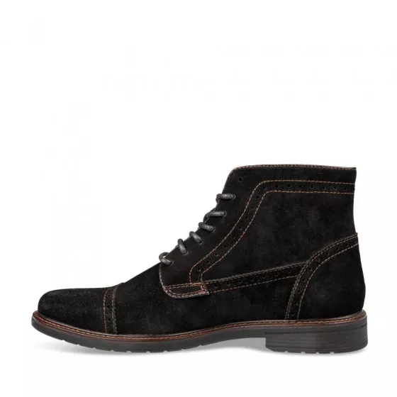 Bottines NOIR DENIM SIDE CUIR