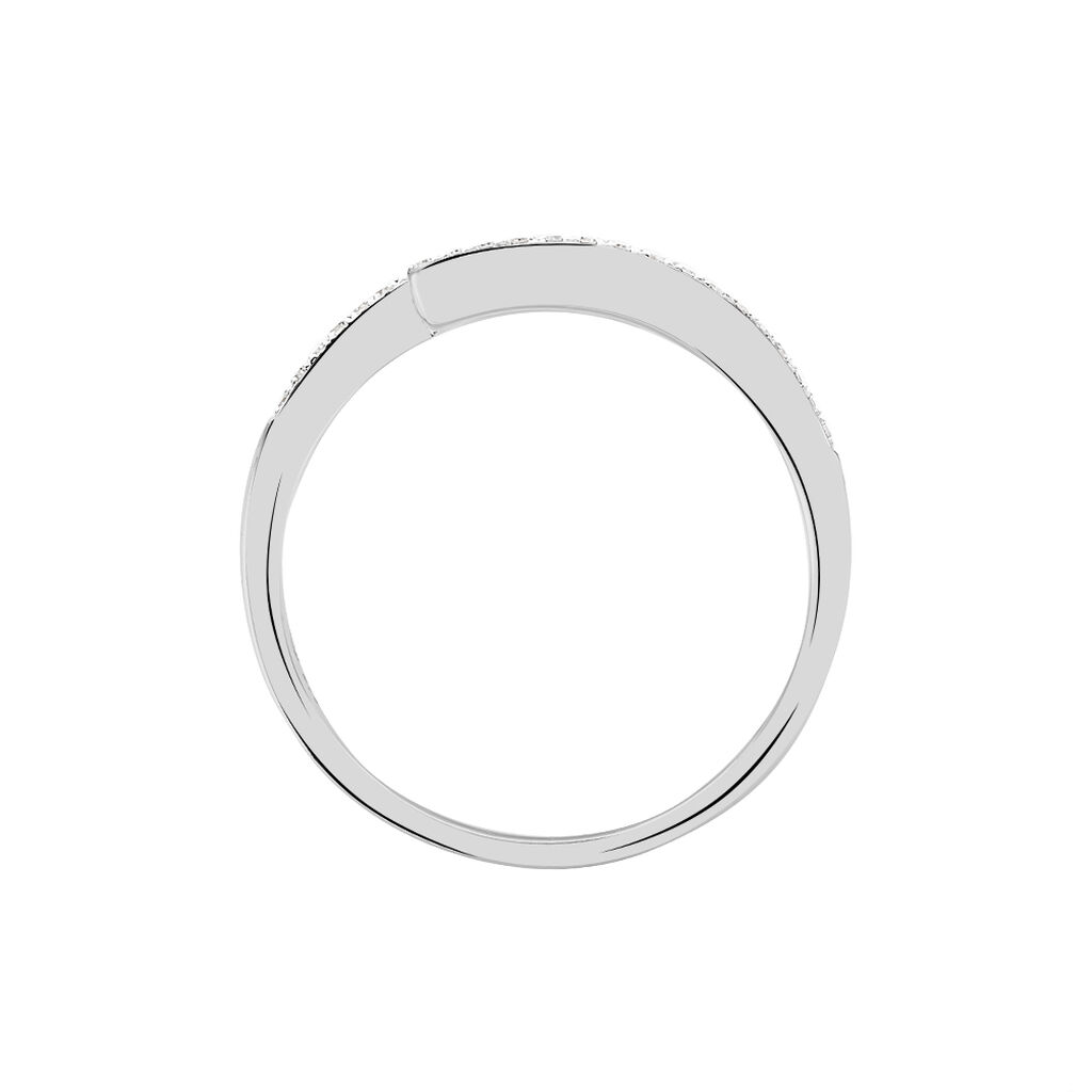 Bague Eternite Or Blanc Diamant