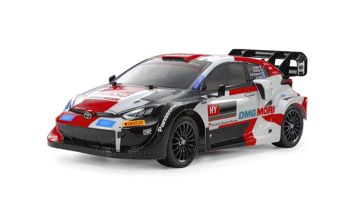 Tourenwagen Toyota GR Yaris Rally1 TT-02 Kit mit ESC, 1:10<br>Toyota GR Yaris Rally1 Hybrid On-Road Modell auf bewährtem TT02 Chassis