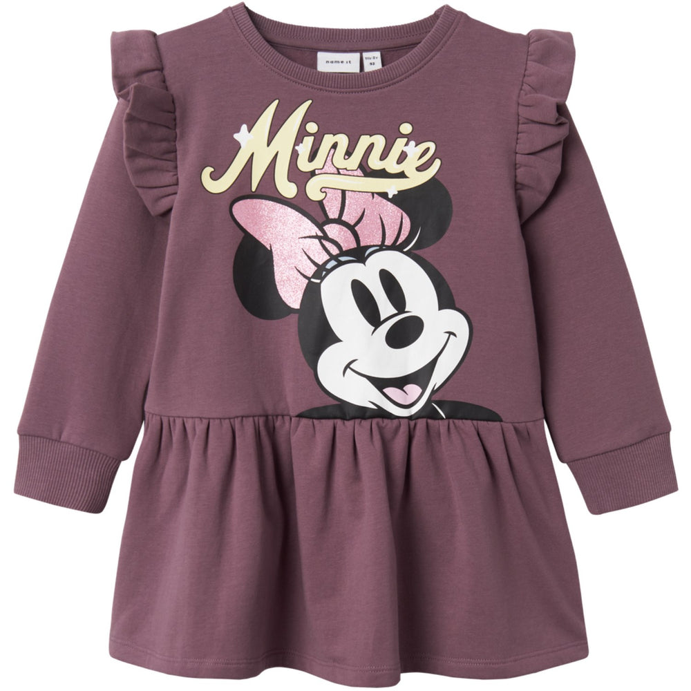 Køb Name It Arctic Dusk Dede Minnie Mouse Sweat Kjole