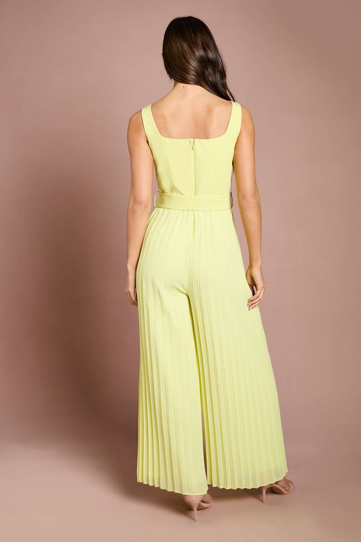 Coast Combinaison Jambes Larges Plissée Avec Détails De Coutures