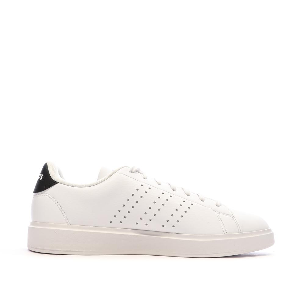 Adidas Baskets Blanches/Noir Homme Adidas Advantage 2.0
