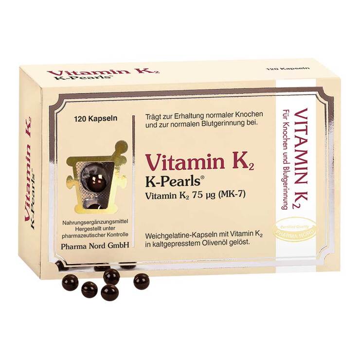 Vitamin K2 K-Pearls Weichkapseln, 120 St