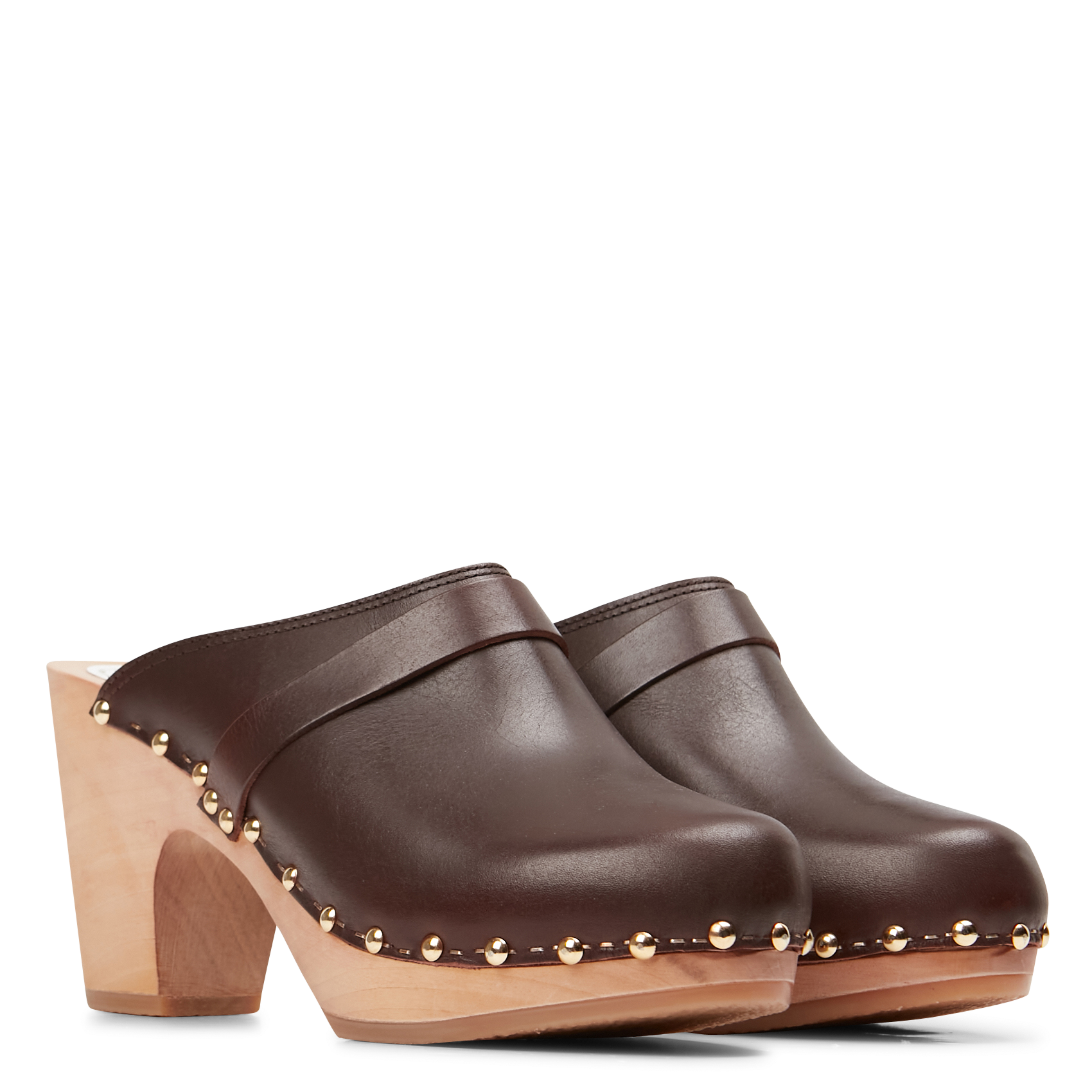 YRMA ROCK - Sabots en cuir | Marron