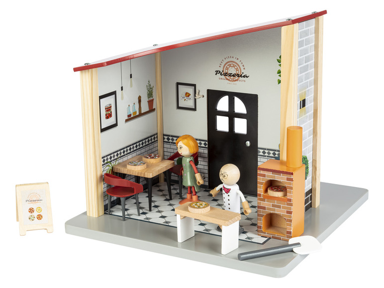 Houten poppenhuis