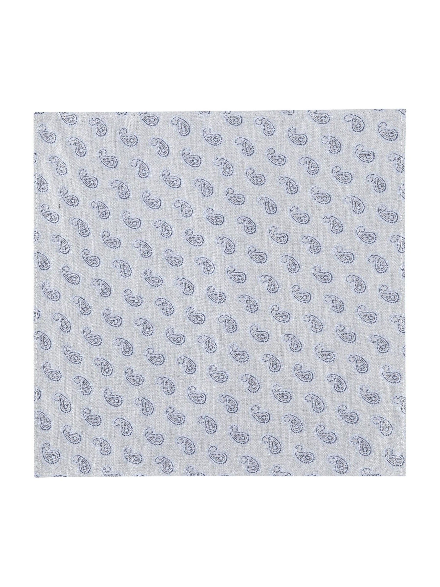 Skopes Paisley Silk Tie and Pocket Square Set