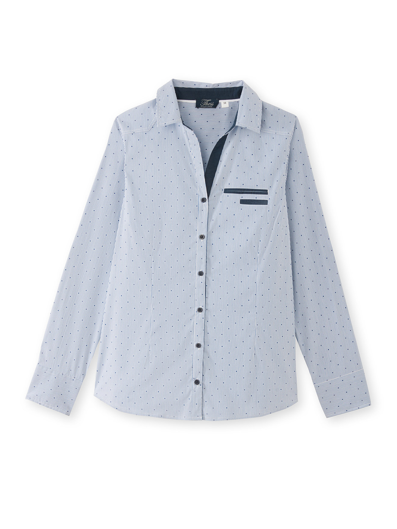 Chemisier pur coton poitrine standard