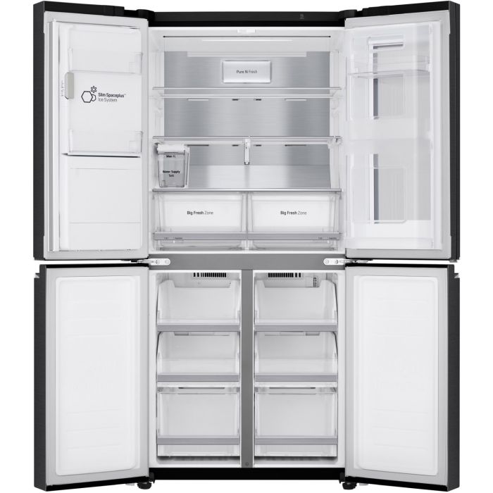 LG Side-by-Side GMX 844 MCBF InstaView® Matte Black Stainless - interner Wassertank