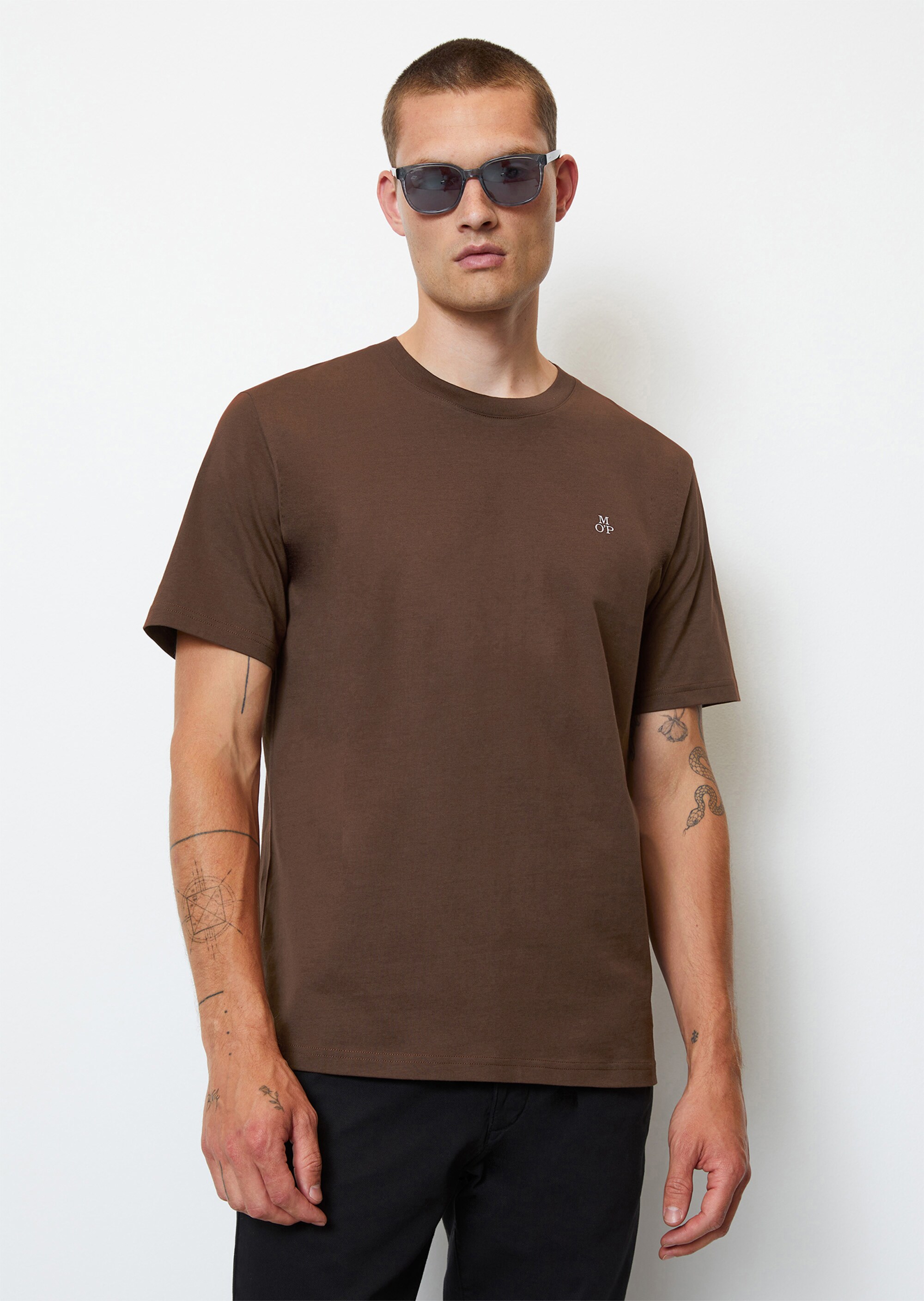 Basic-T-Shirt regular aus reiner Bio-Baumwolle