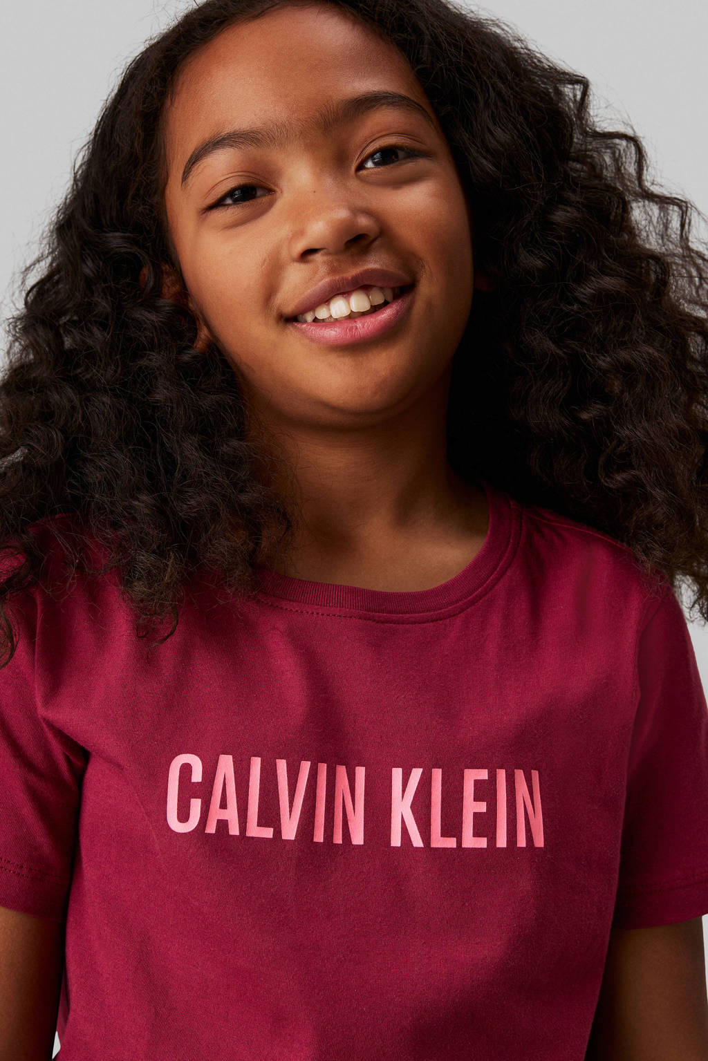 Calvin Klein pyamaset donkerrood/roze