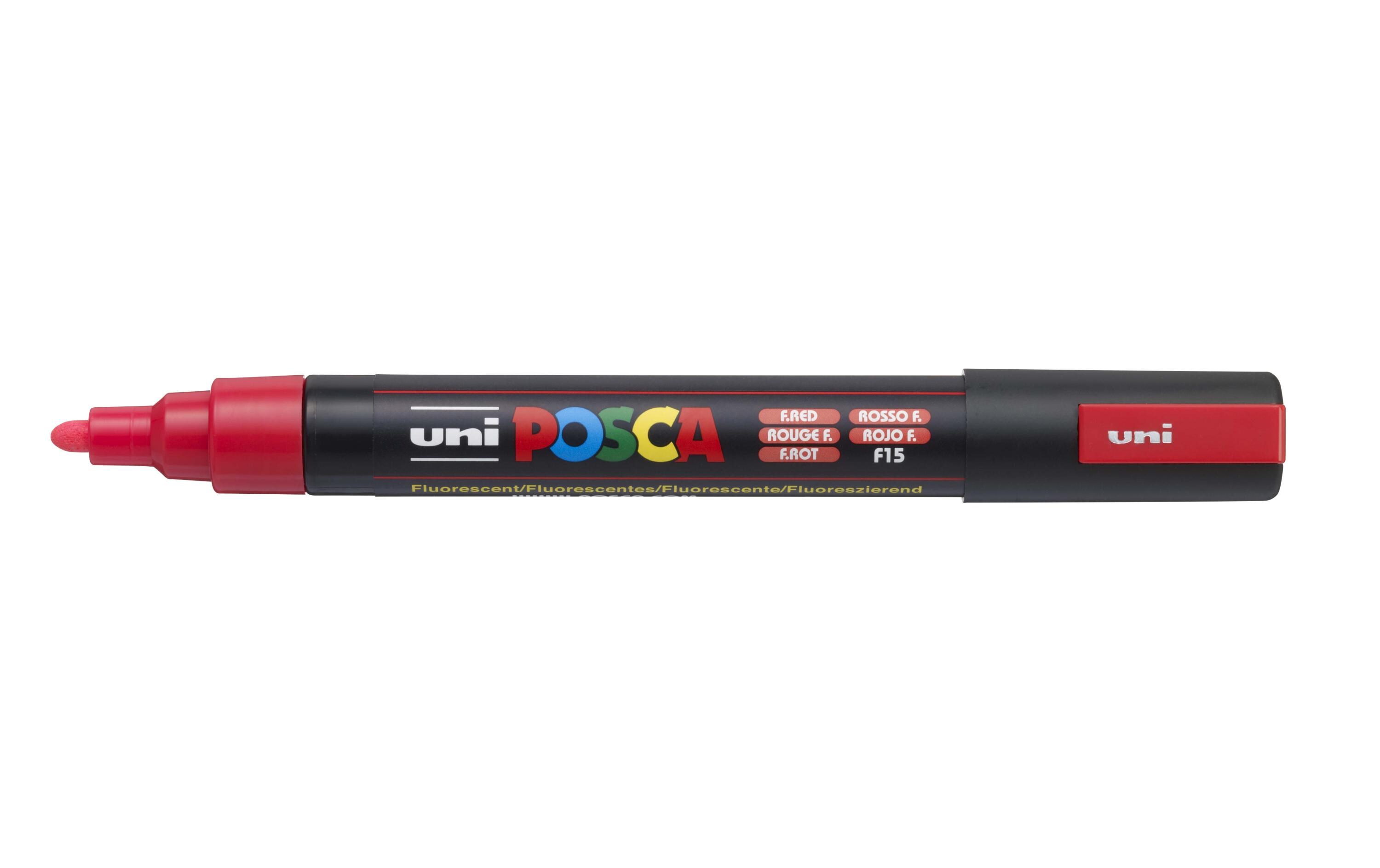 Permanent-Marker POSCA 1.8-2.5 mm RotUniversell einsetzbarer Marker