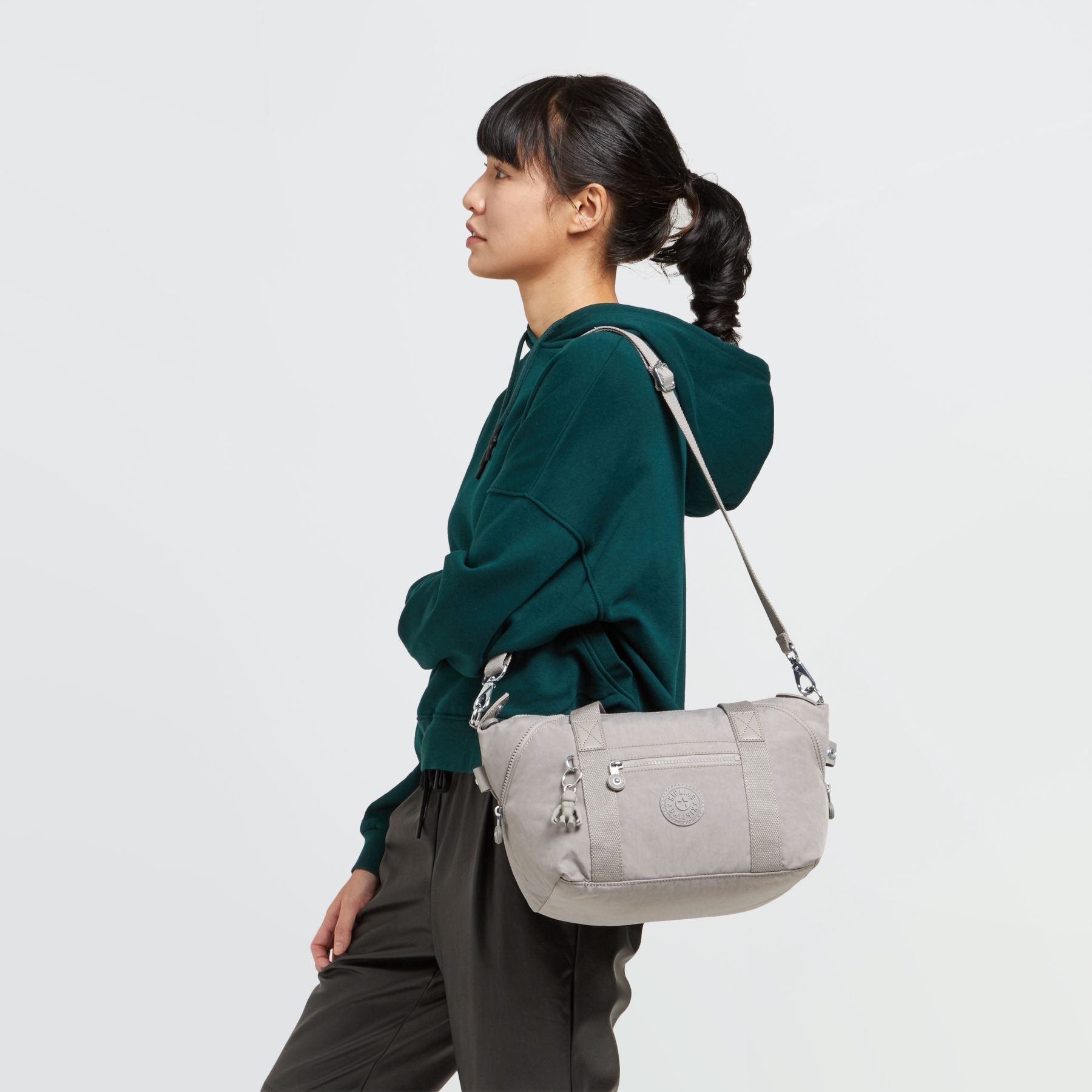 ART MINI Mini Fourre-Tout De Voyage Avec Bandoulière Détachable - Grey Gris