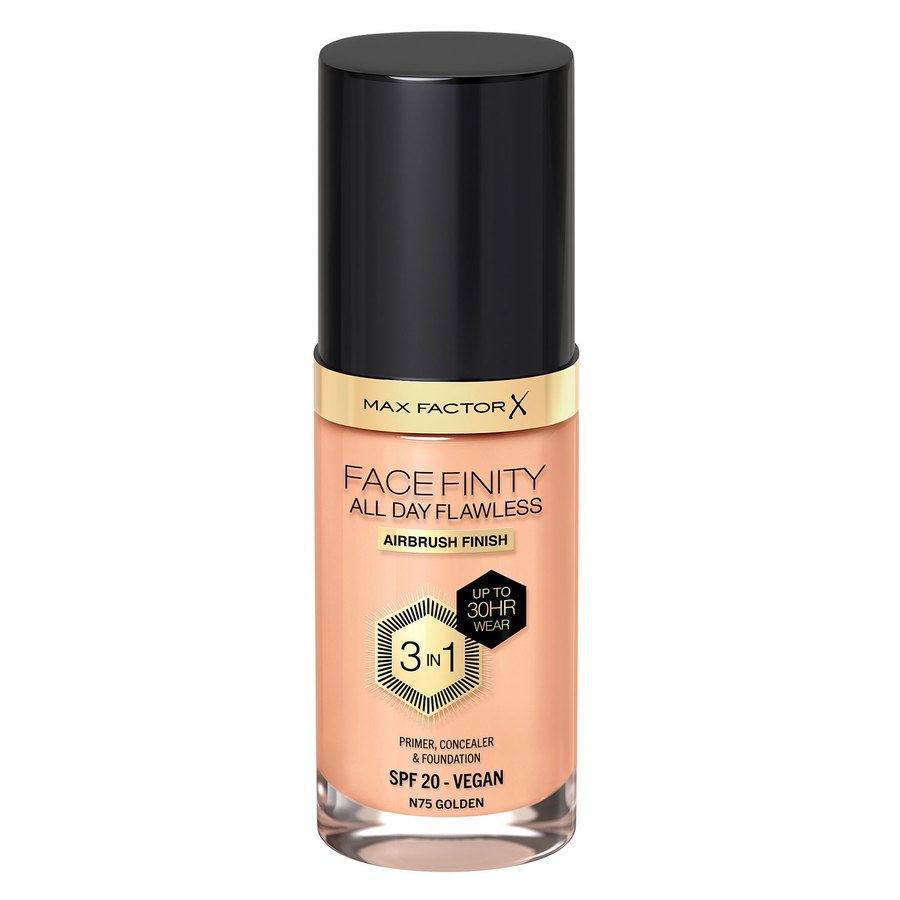 Max Factor Facefinity All Day Flawless 3-In-1 Foundation #N75 Golden 30ml