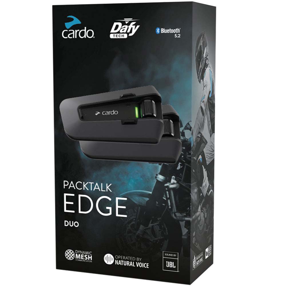 Cardo - Intercom Packtalk Edge Duo Dafy Noir
