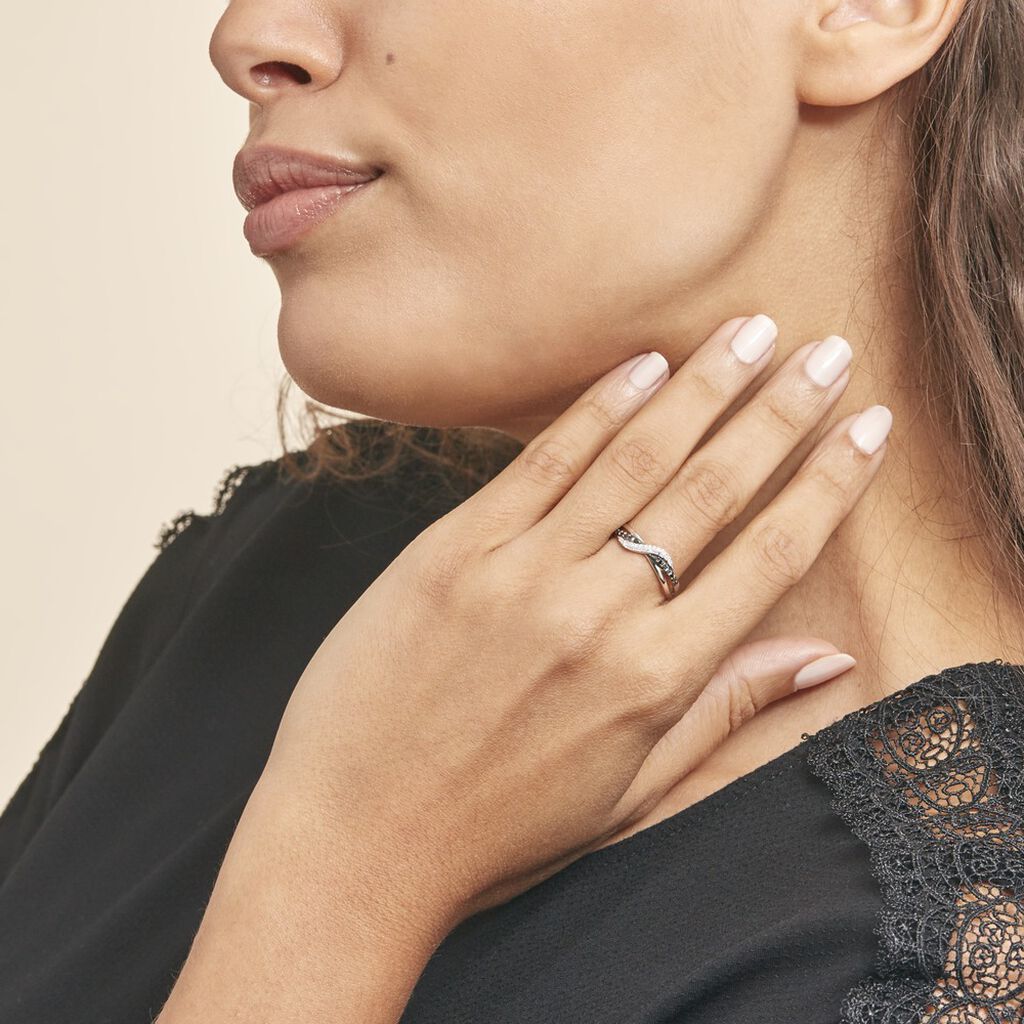 Bague Valencia Or Blanc Diamant
