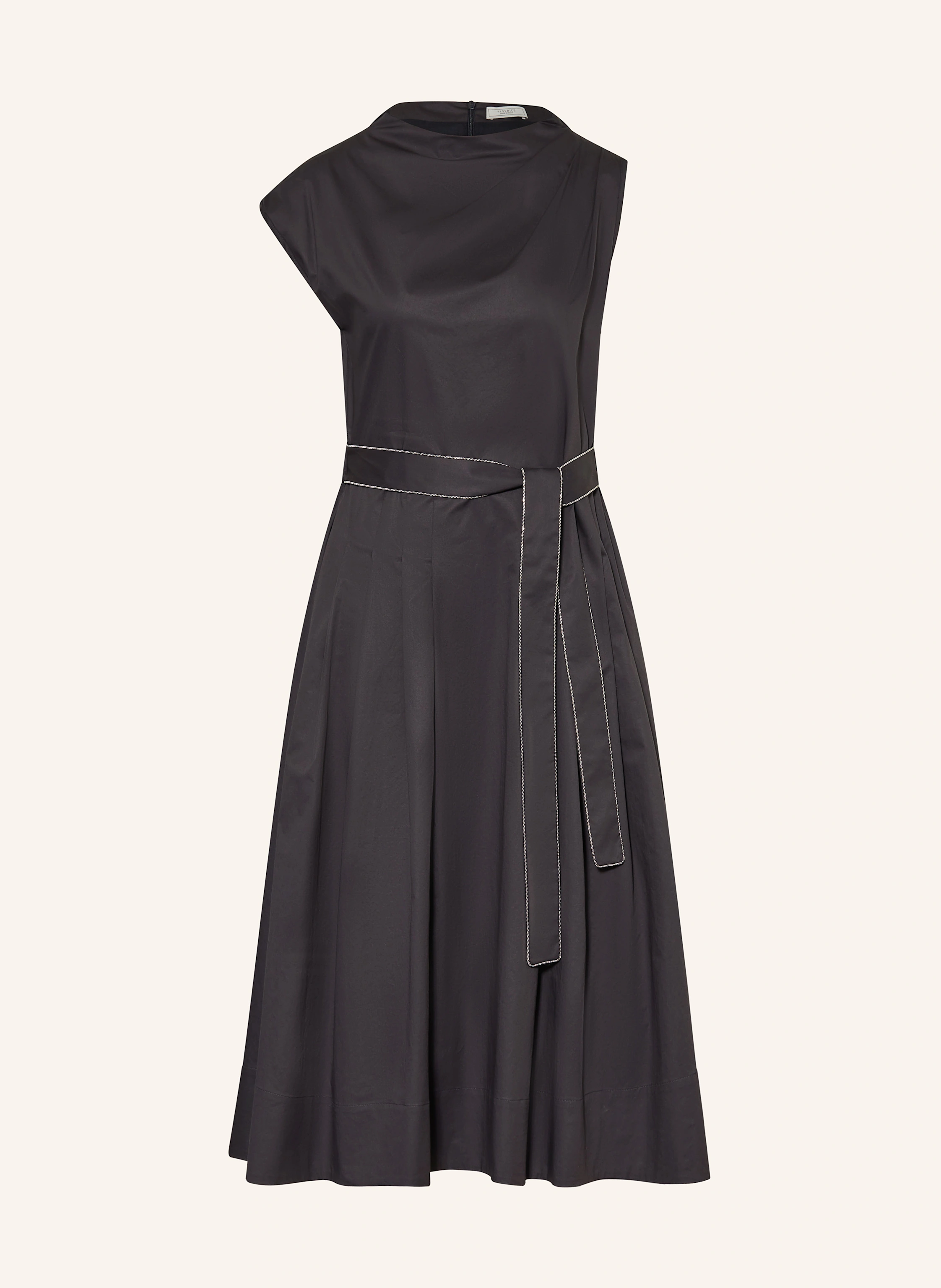 PESERICO Kleid mit Schmuckperlen