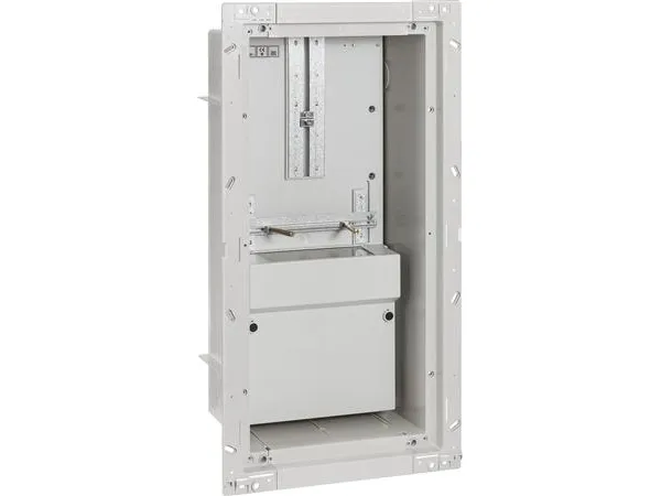 LAURITZ KNUDSEN Planforsænket målertavle PME150-lfor ledningstilslutningBxH: 306x622 mm
