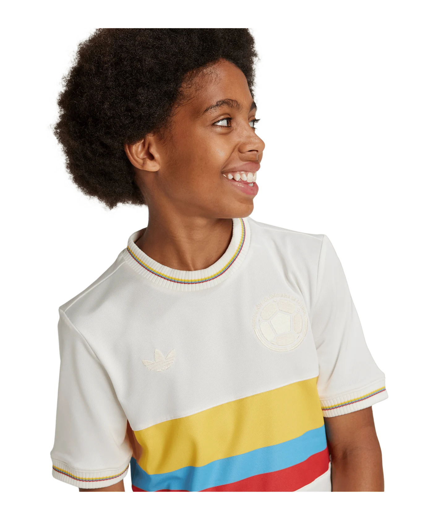 adidas Originals Kolumbien Anniversary Trikot Kids Weiss