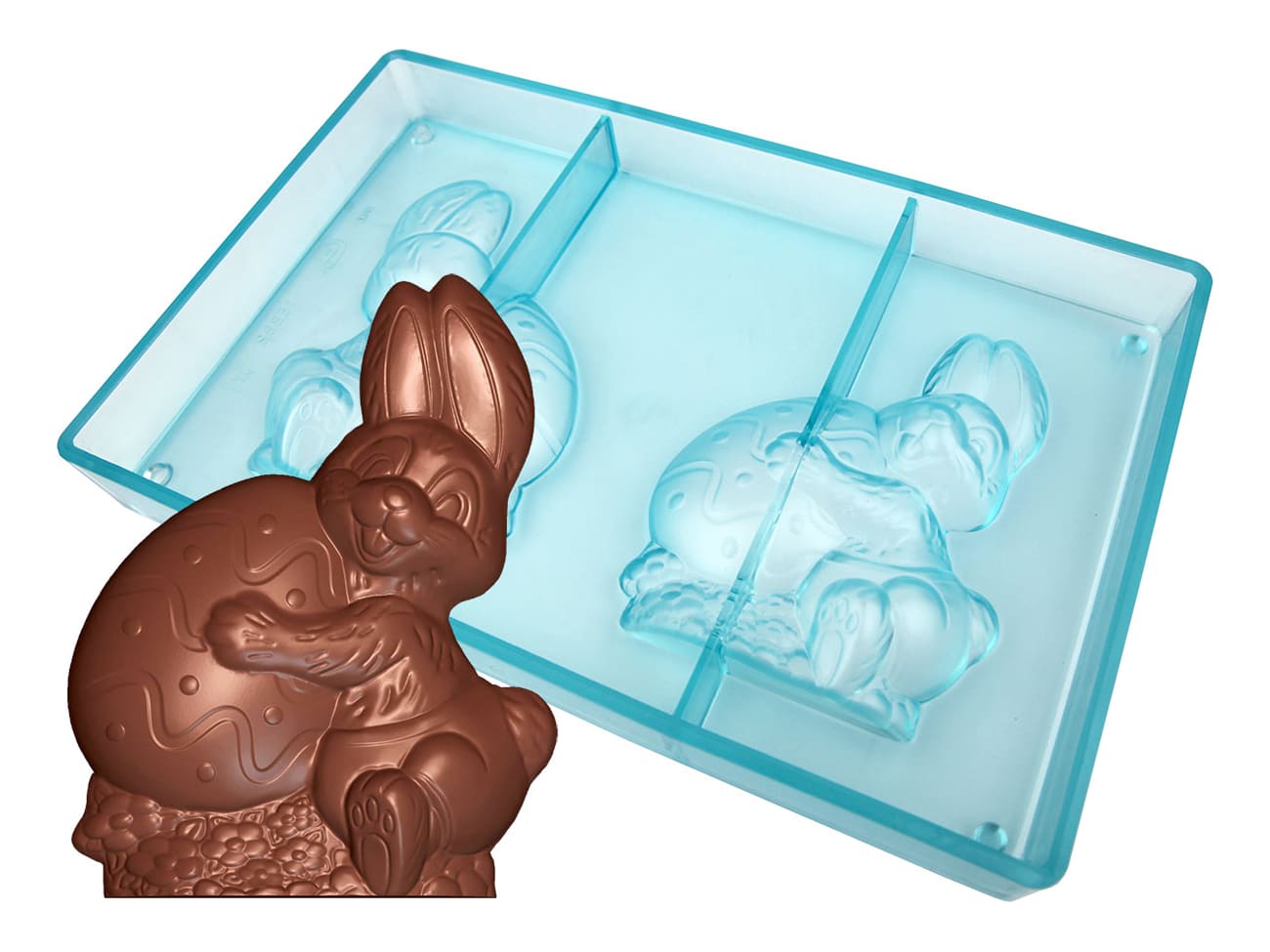 Moule chocolat - Lapin et oeuf