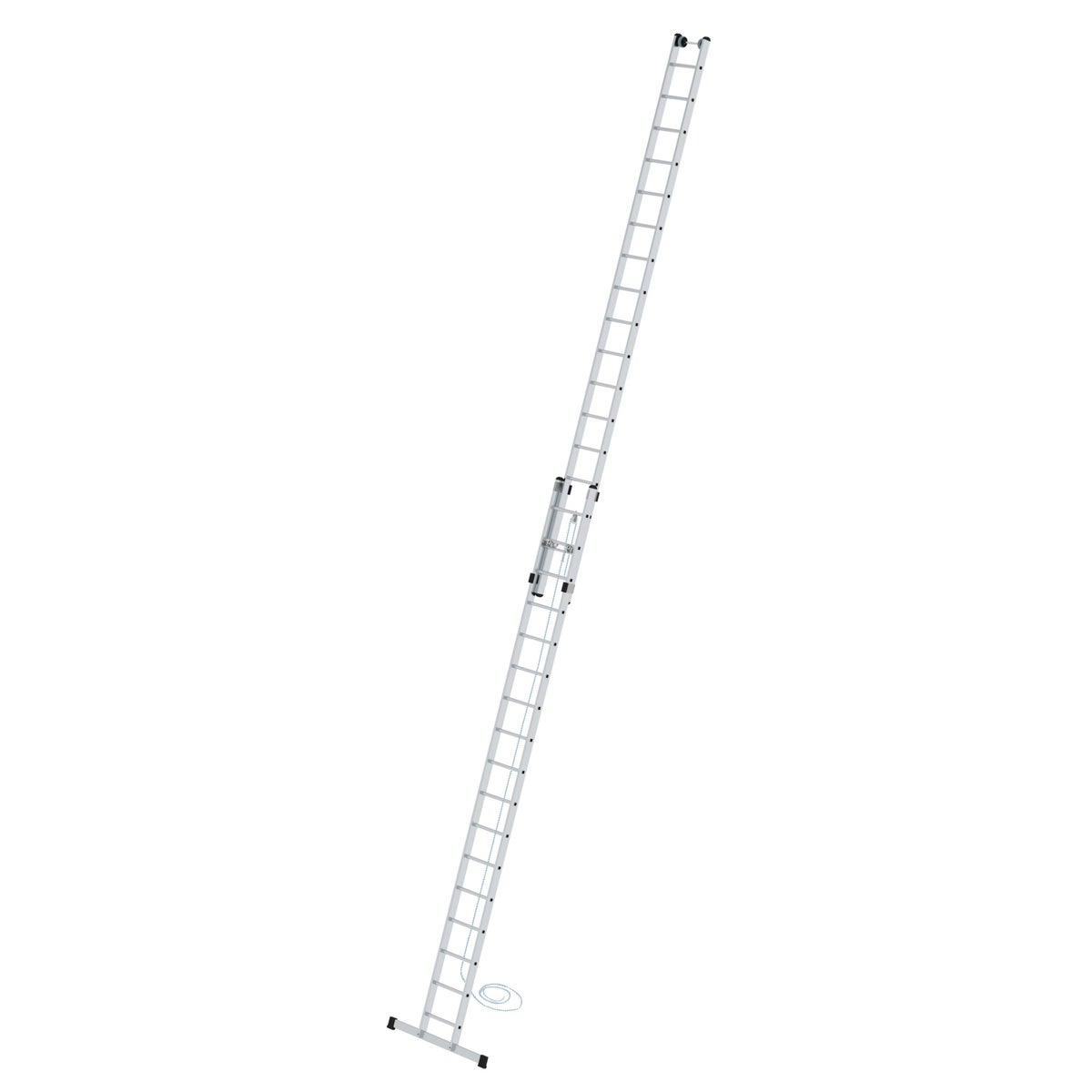 PROREGAL sporttouwladder met standaard dwarsbalk 2 x 17 sporten