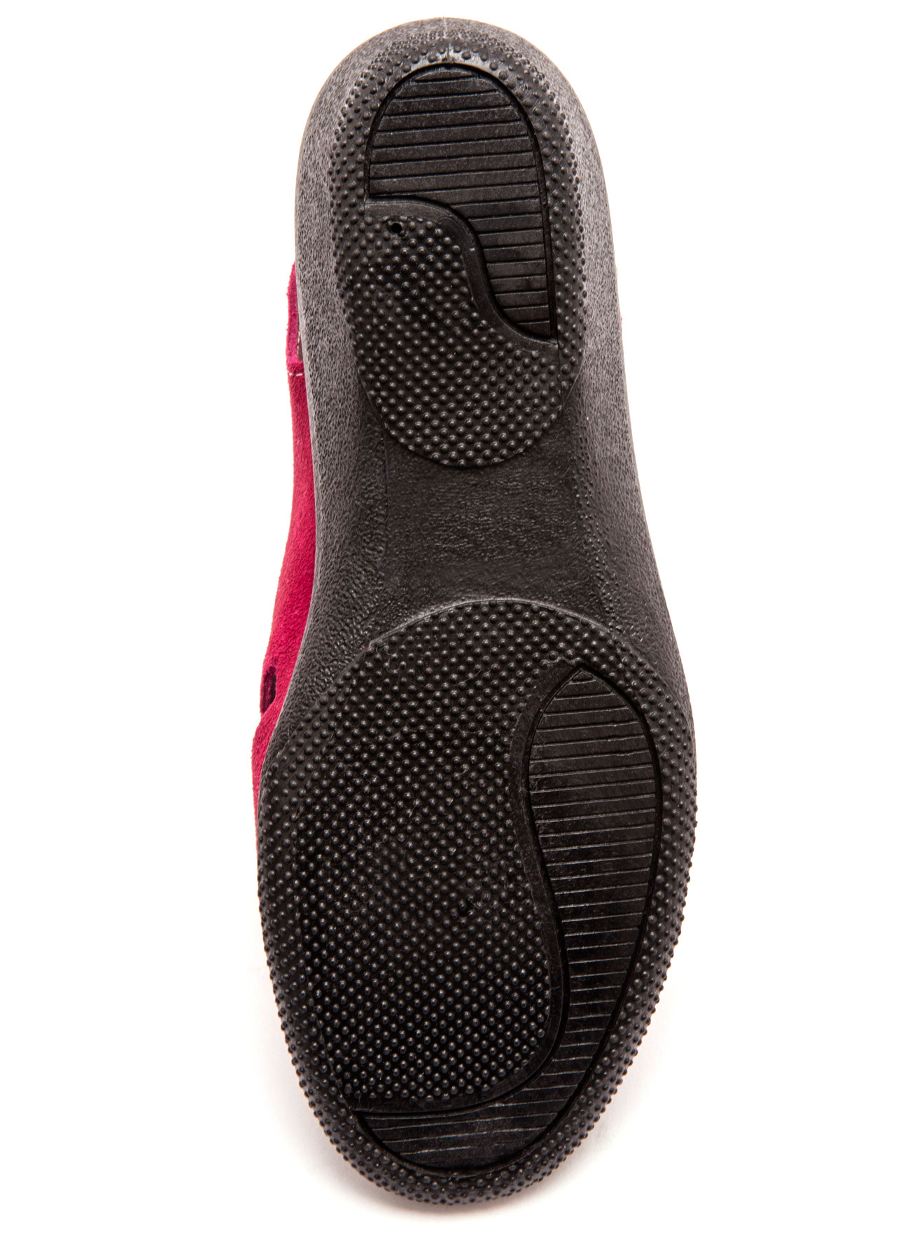 Sandales cuir velours grande largeur