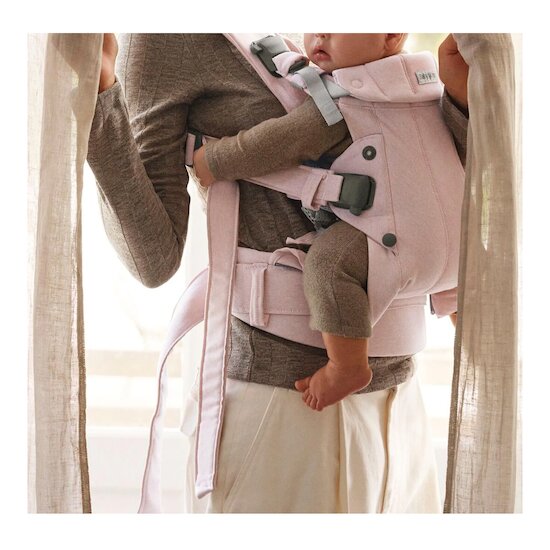 Porte-bébé Harmony   Tissé chiné / rose clair        de               BabyBjörn