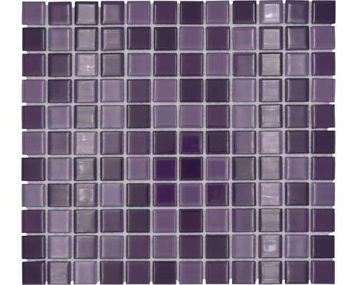 Glasmozaïek CM 4888 mix paars 30,2x32,7 cm