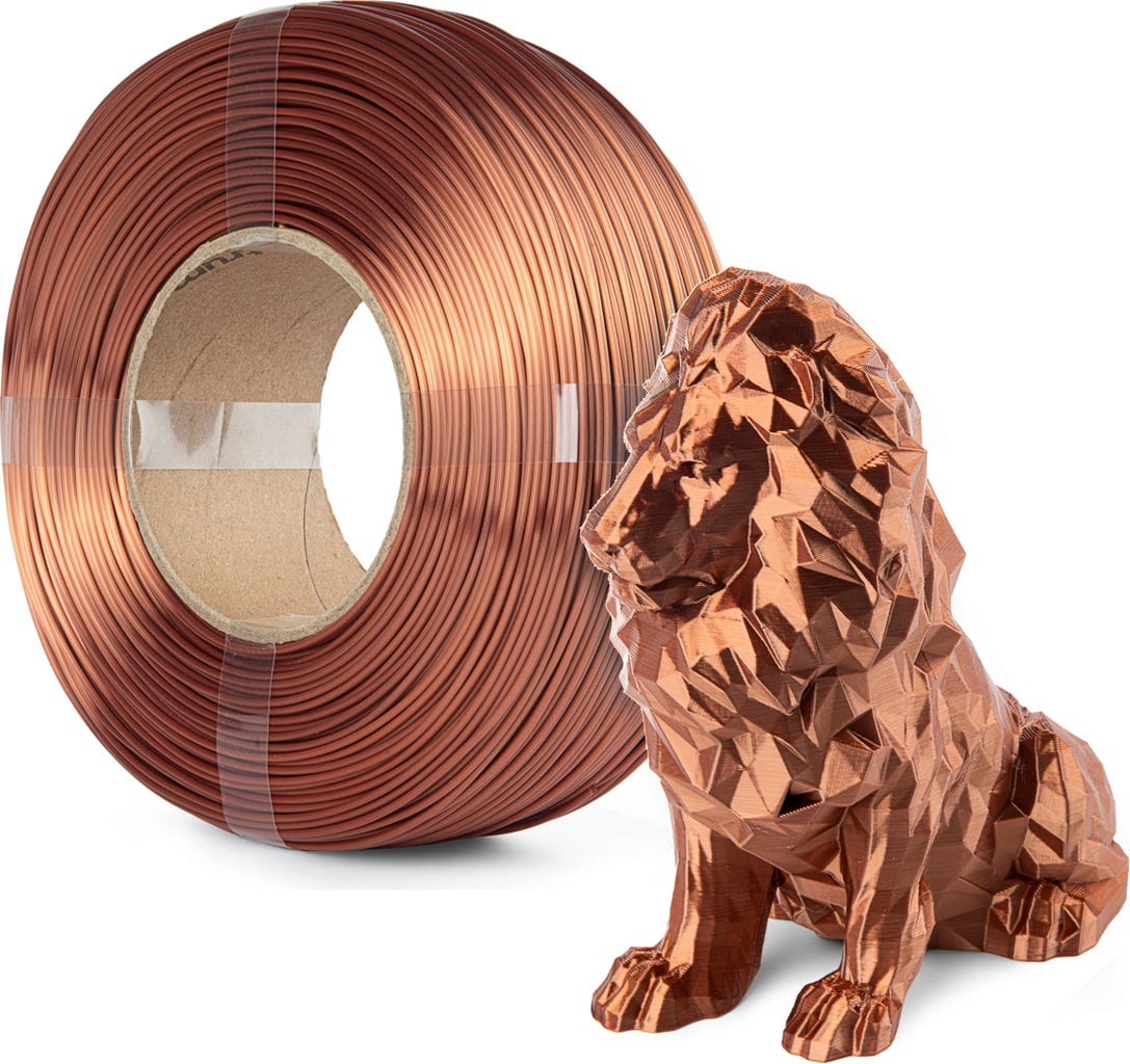 Spectrum  ReFill PLA Silk Spicy Copper, 1,75 mm / 1000 g    Refill PLA mit Silk Effekt in Spicy Copper