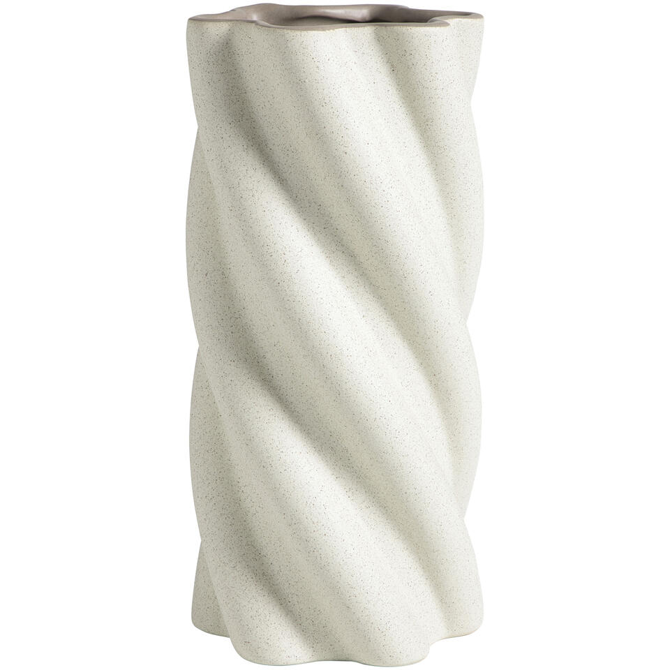 Vaas Twist - off-white - 29,8xØ14,2 cm