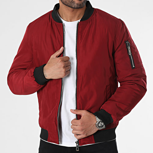 Veste Bomber Bordeaux